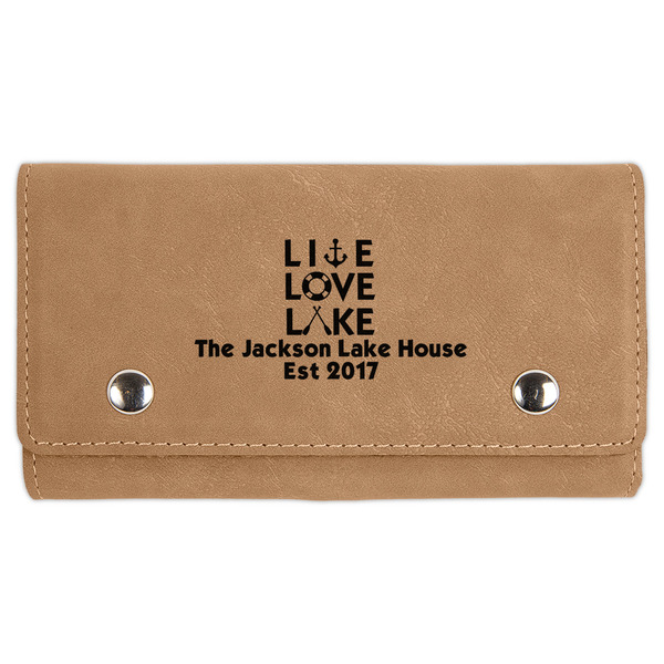 Custom Live Love Lake Cards & Dice Set - Light Brown (Personalized)