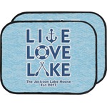 Live Love Lake Car Floor Mats (Back Seat) (Personalized)