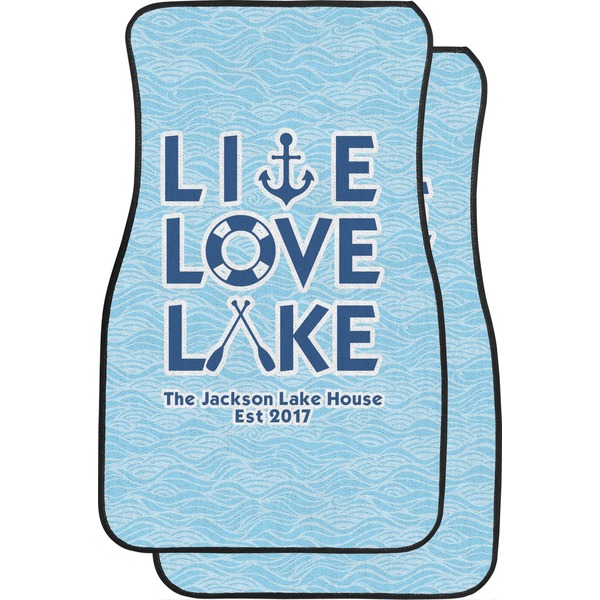 Custom Live Love Lake Car Floor Mats (Personalized)