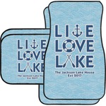 Live Love Lake Car Floor Mats Set - 2 Front & 2 Back (Personalized)