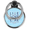 Live Love Lake Cell Phone Ring Stand & Holder - Front (Collapsed)