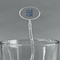 Live Love Lake Clear Plastic 7" Stir Stick - Oval - Main