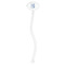 Live Love Lake Clear Plastic 7" Stir Stick - Oval - Single Stick