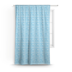 Live Love Lake Curtain Panel - Custom Size