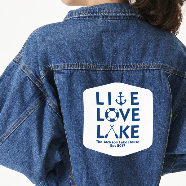 Custom Live Love Lake Large Custom Shape Patch - 2XL (Personalized)