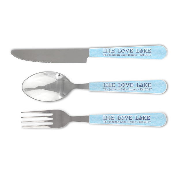 Custom Live Love Lake Cutlery Set (Personalized)