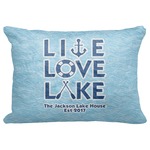 Live Love Lake Decorative Baby Pillowcase - 16"x12" (Personalized)