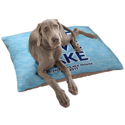Live Love Lake Dog Bed - Large w/ Name or Text