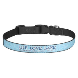 Live Love Lake Dog Collar (Personalized)