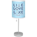 Live Love Lake 7" Drum Lamp with Shade Polyester (Personalized)