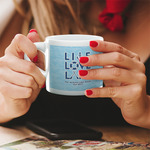 Live Love Lake Double Shot Espresso Cup - Single (Personalized)