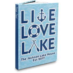 Live Love Lake Hardbound Journal - 7.25" x 10" (Personalized)