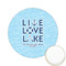 Live Love Lake Icing Circle - Small - Front