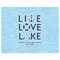 Live Love Lake Indoor / Outdoor Rug - 8'x10' - Front Flat