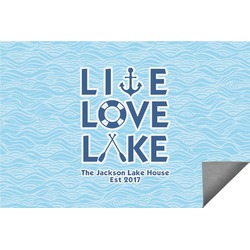 Live Love Lake Indoor / Outdoor Rug - 8'x10' (Personalized)