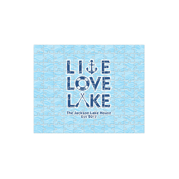 Custom Live Love Lake 110 pc Jigsaw Puzzle (Personalized)