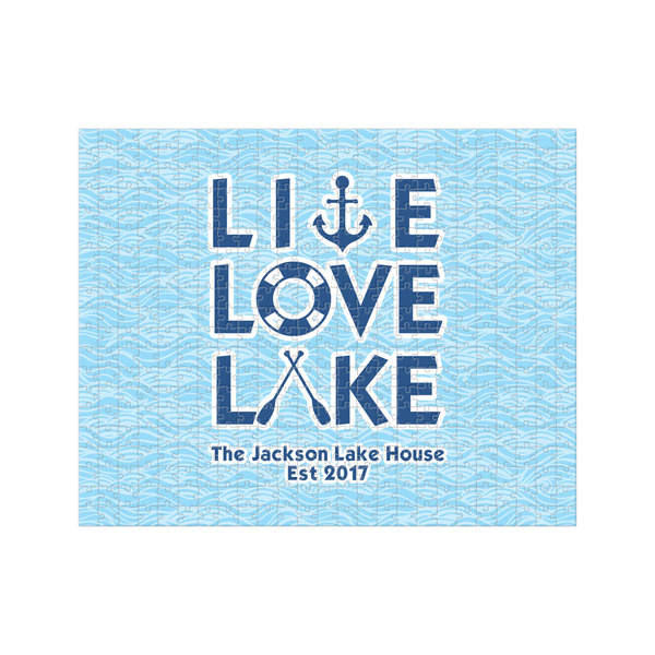 Custom Live Love Lake 500 pc Jigsaw Puzzle (Personalized)