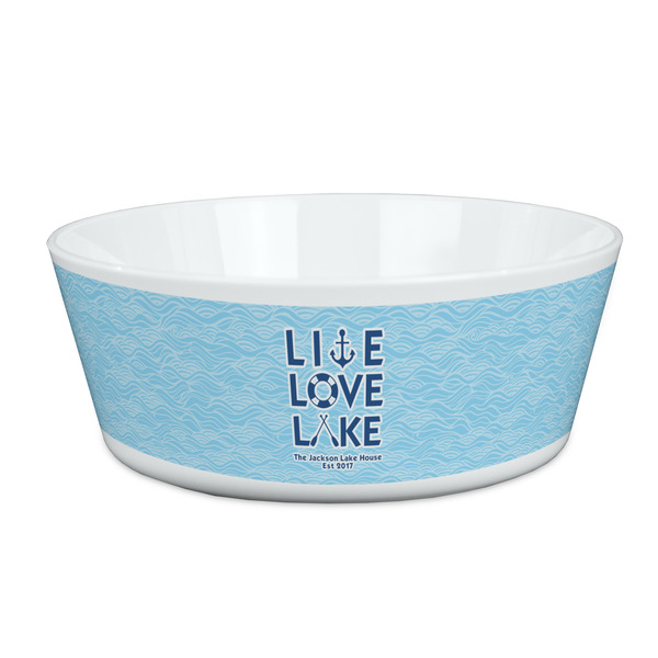 Custom Live Love Lake Kid's Bowl (Personalized)