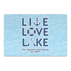 Live Love Lake Large Rectangle Car Magnet (Personalized)