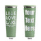 Live Love Lake Light Green RTIC Everyday Tumbler - 28 oz. - Front and Back