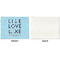 Live Love Lake Linen Placemat - APPROVAL Single (single sided)