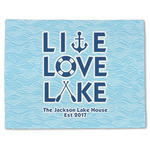 Live Love Lake Single-Sided Linen Placemat - Single w/ Name or Text