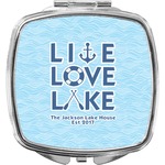 Live Love Lake Compact Makeup Mirror (Personalized)