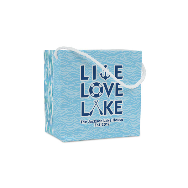 Custom Live Love Lake Party Favor Gift Bags - Gloss (Personalized)