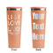 Live Love Lake Peach RTIC Everyday Tumbler - 28 oz. - Front and Back