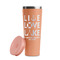 Live Love Lake Peach RTIC Everyday Tumbler - 28 oz. - Lid Off