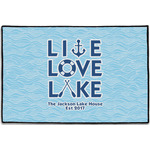 Live Love Lake Door Mat - 36"x24" (Personalized)