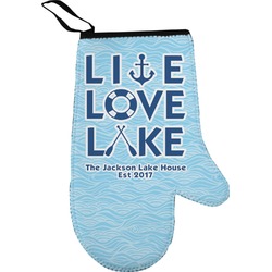 Live Love Lake Right Oven Mitt (Personalized)