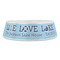 Live Love Lake Plastic Pet Bowls - Large - FRONT