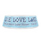 Live Love Lake Plastic Pet Bowls - Small - FRONT