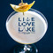 Live Love Lake Printed Drink Topper - Large - In Context