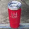 Live Love Lake Red Polar Camel Tumbler - 20oz - Angled