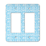 Live Love Lake Rocker Style Light Switch Cover - Two Switch