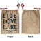 Live Love Lake Santa Bag - Approval - Front