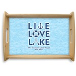 Live Love Lake Natural Wooden Tray - Small (Personalized)