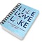 Live Love Lake Spiral Journal 5 x 7 - Main