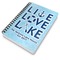 Live Love Lake Spiral Journal 7 x 10 - Main