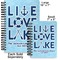 Live Love Lake Spiral Journal - Comparison