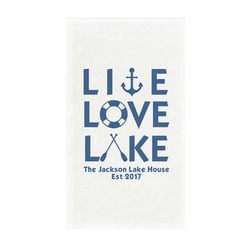 Live Love Lake Guest Towels - Full Color - Standard (Personalized)