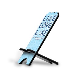 Live Love Lake Stylized Cell Phone Stand - Small w/ Name or Text