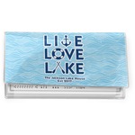 Live Love Lake Vinyl Checkbook Cover (Personalized)