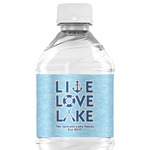 Live Love Lake Water Bottle Labels - Custom Sized (Personalized)