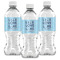 Live Love Lake Water Bottle Labels - Front View