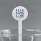 Live Love Lake White Plastic 7" Stir Stick - Round - Main