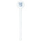 Live Love Lake White Plastic 7" Stir Stick - Round - Single Stick