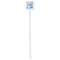 Live Love Lake White Plastic Stir Stick - Double Sided - Square - Single Stick